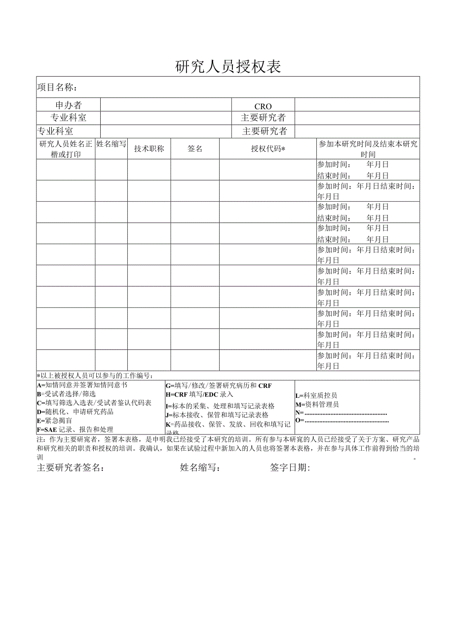 研究人员授权表.docx_第1页