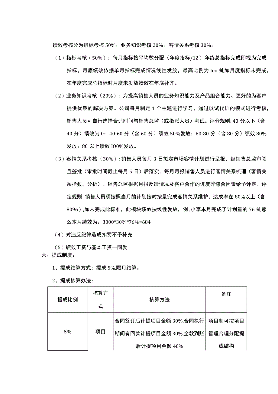 销售人员提成管理制度方案.docx_第2页