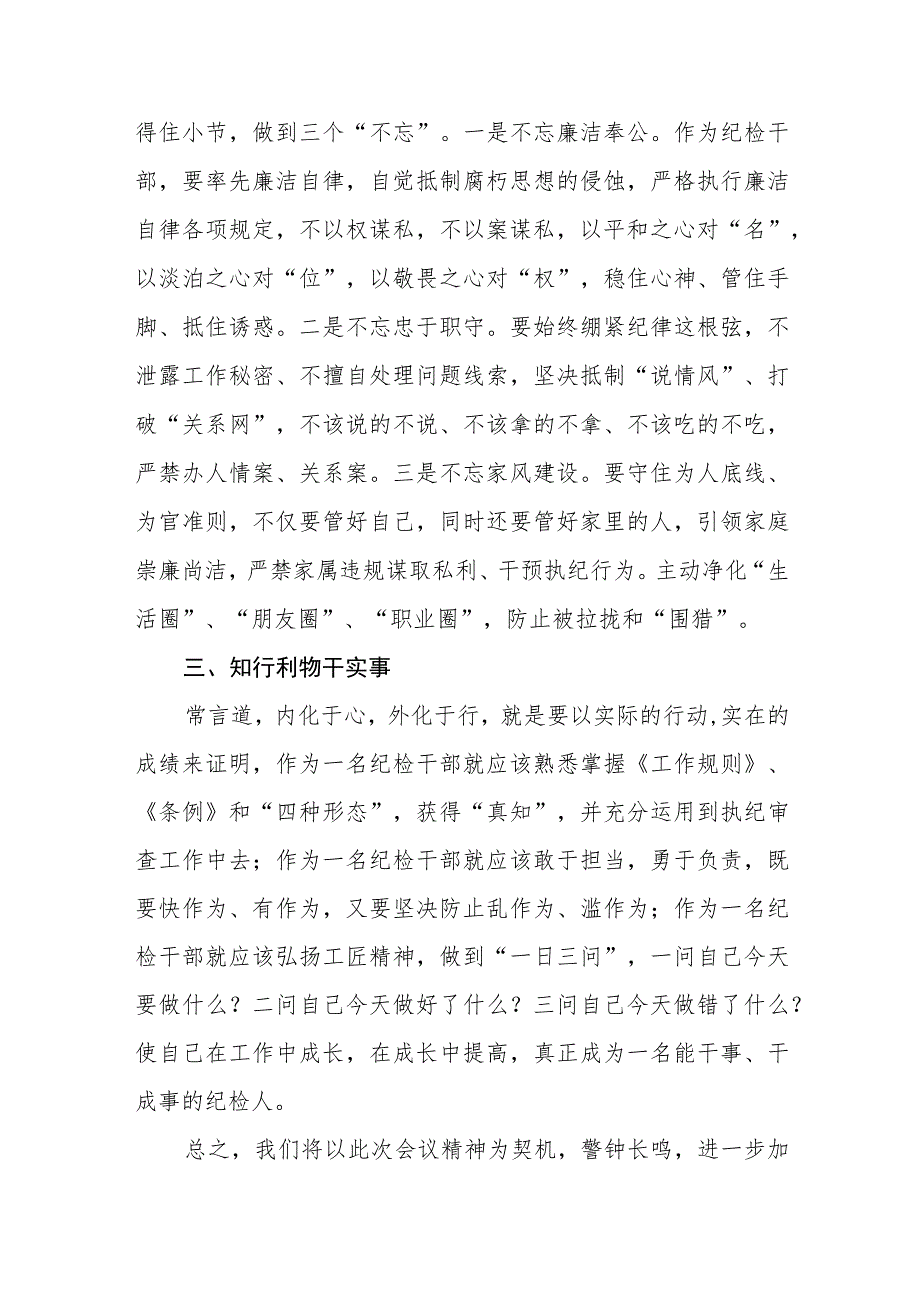 2023纪检监察干部队伍教育整顿心得体会发言稿(五篇).docx_第2页