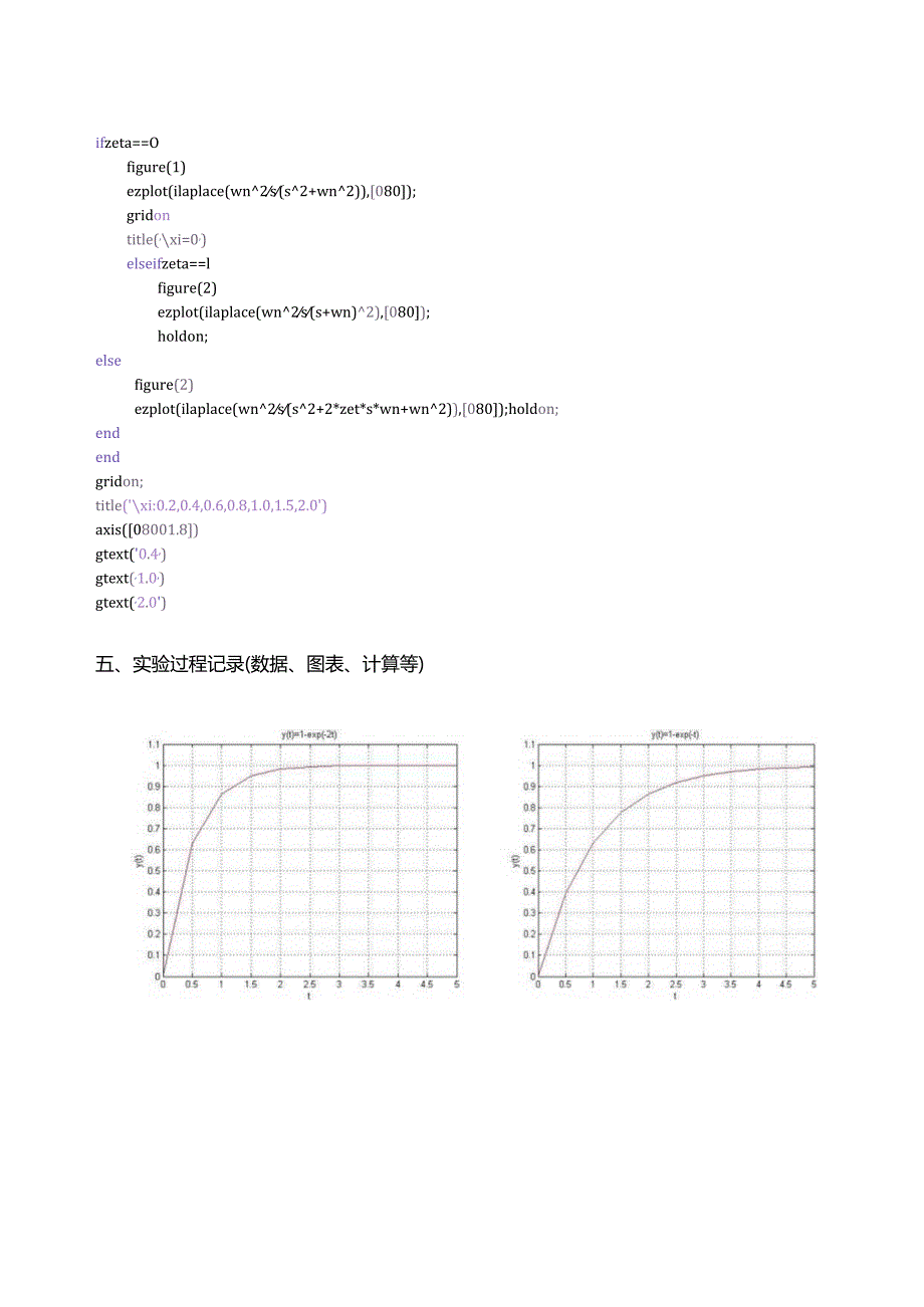 自控实验报告--控制系统的时域分析.docx_第2页