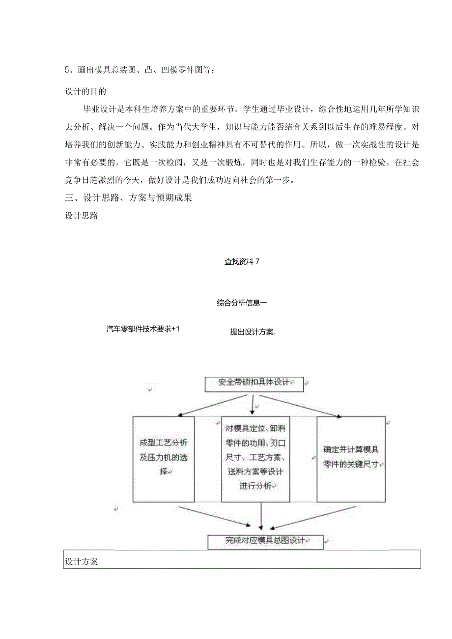 开题报告-安全带卡扣冲压工艺分析与模具设计.docx_第2页