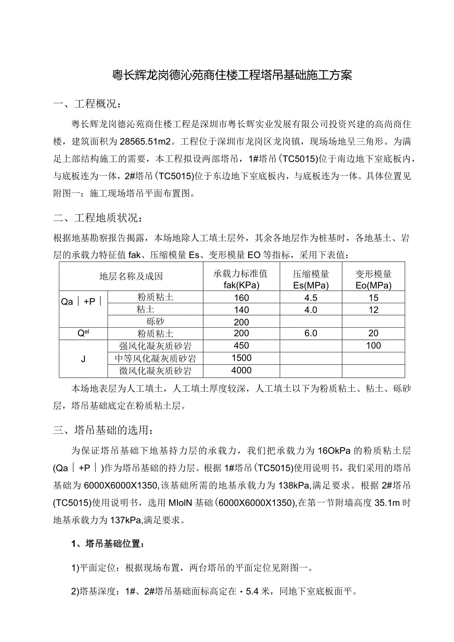 塔吊基础施工方案.docx_第1页