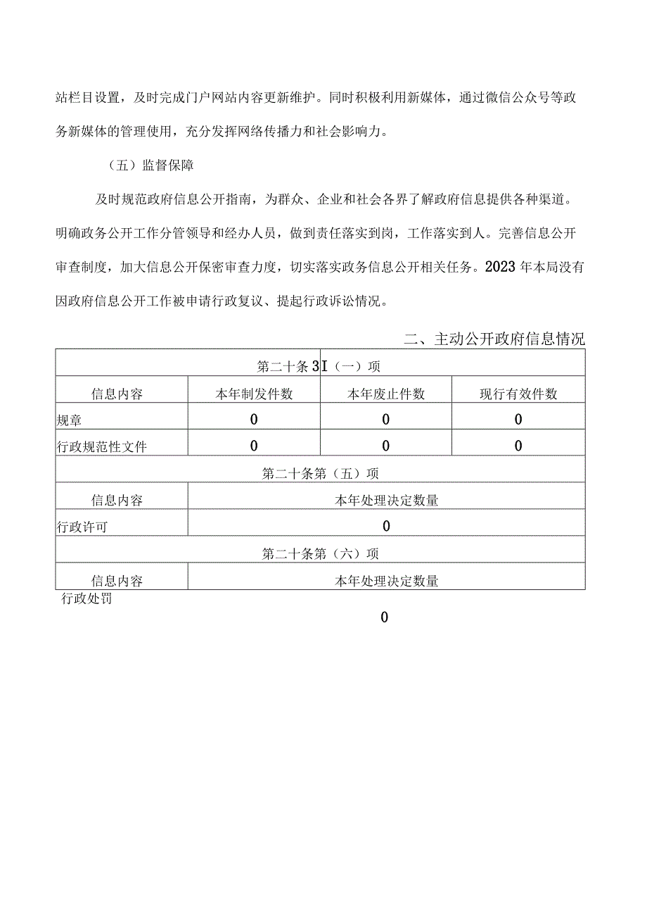 退役军人事务局2023年政府信息公开总结报告.docx_第2页