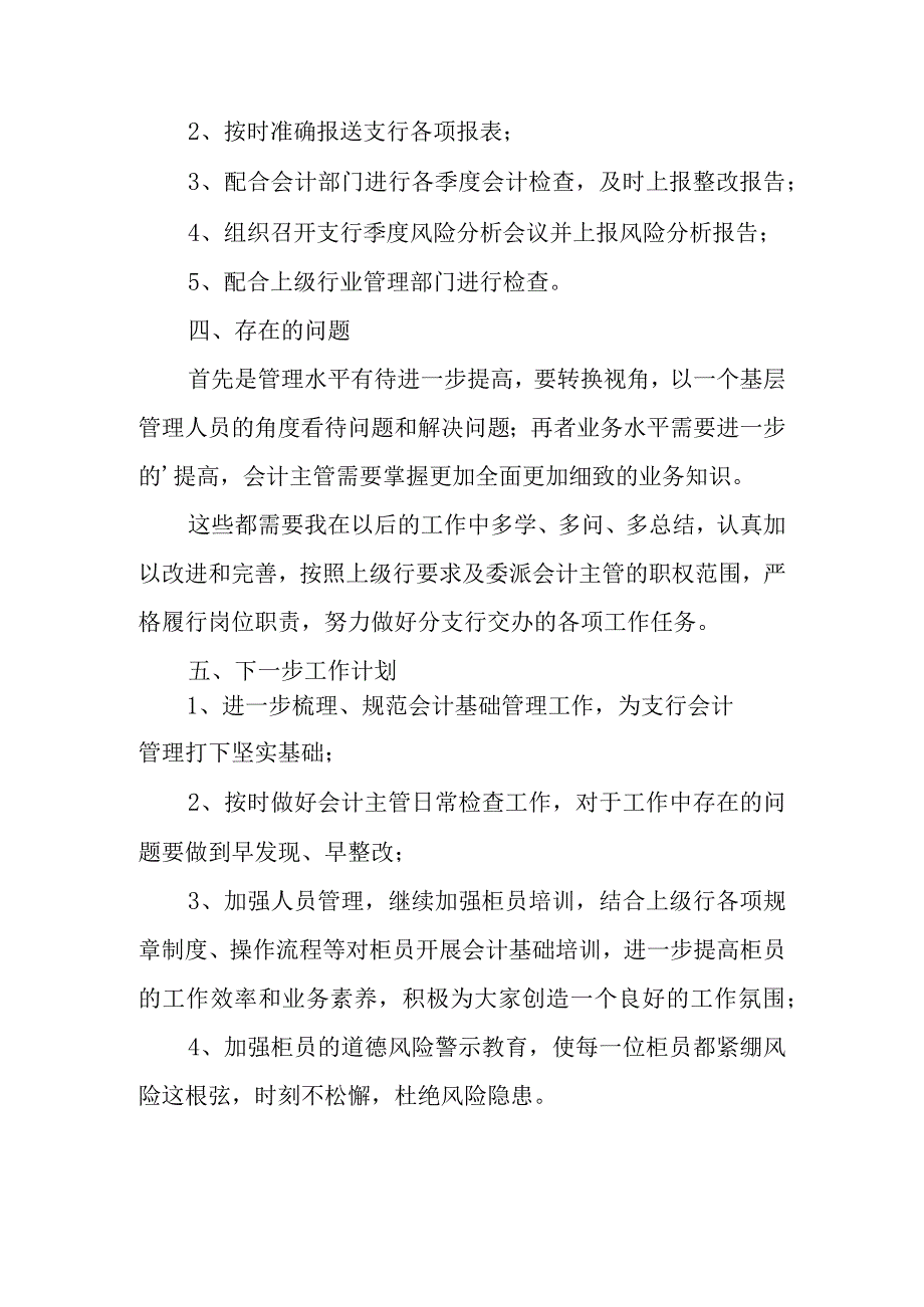 2024年度会计年度工作总结下年度工作计划 3.docx_第3页