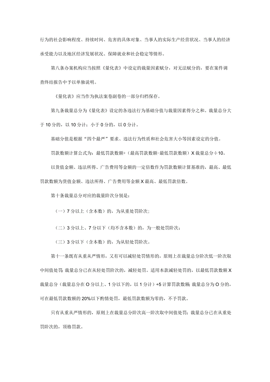 《川渝市场监督管理领域常见违法行为行政处罚裁量因素积分制规则（试行）》全文、量化表及解读.docx_第3页