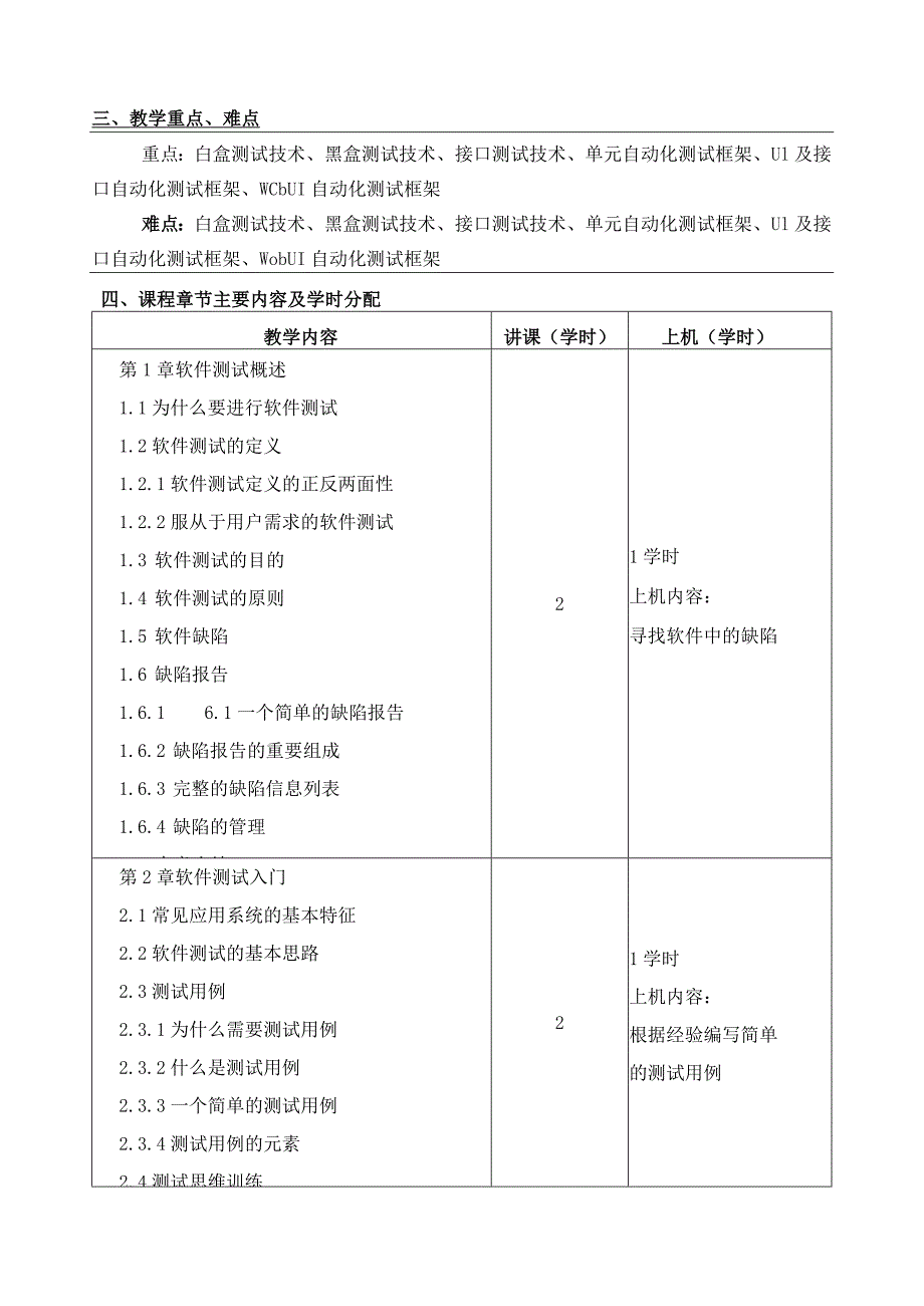 《软件测试》教学大纲.docx_第2页