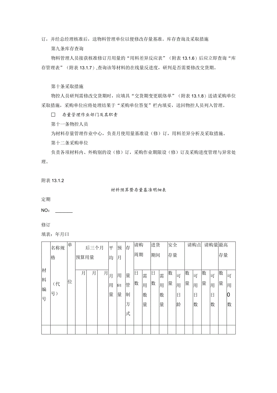 工厂材料库存量管理作业细则.docx_第2页