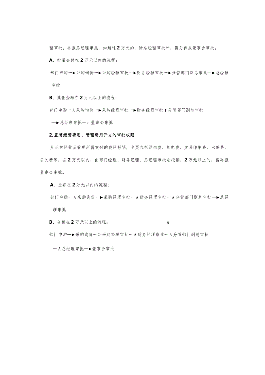 国际酒店财务管理资金使用审批权限的规定.docx_第2页