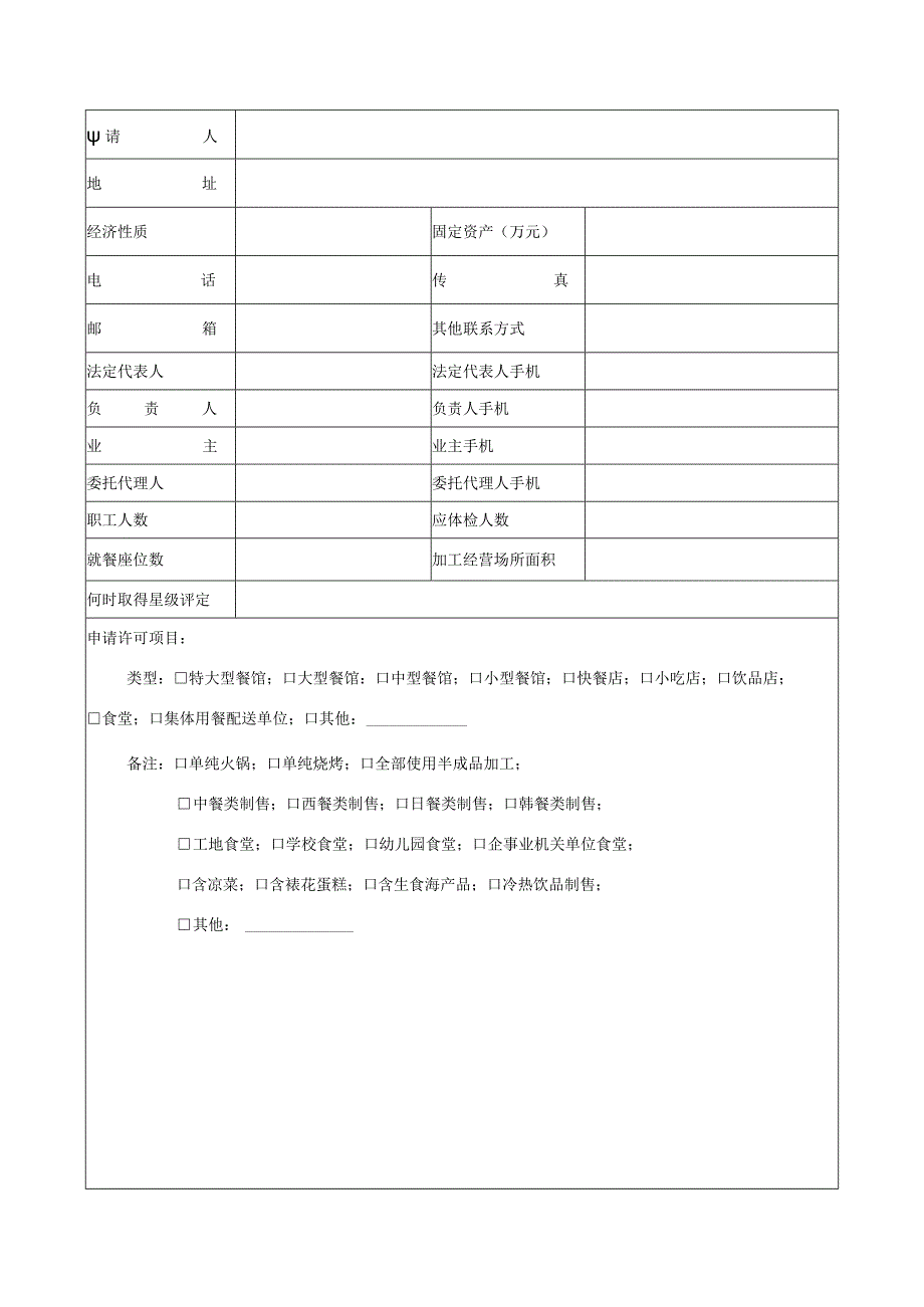 餐饮服务许可申请书.docx_第3页