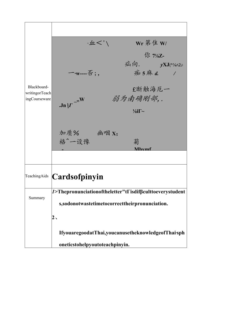 对外汉语零基础第一课时英文教案.docx_第3页