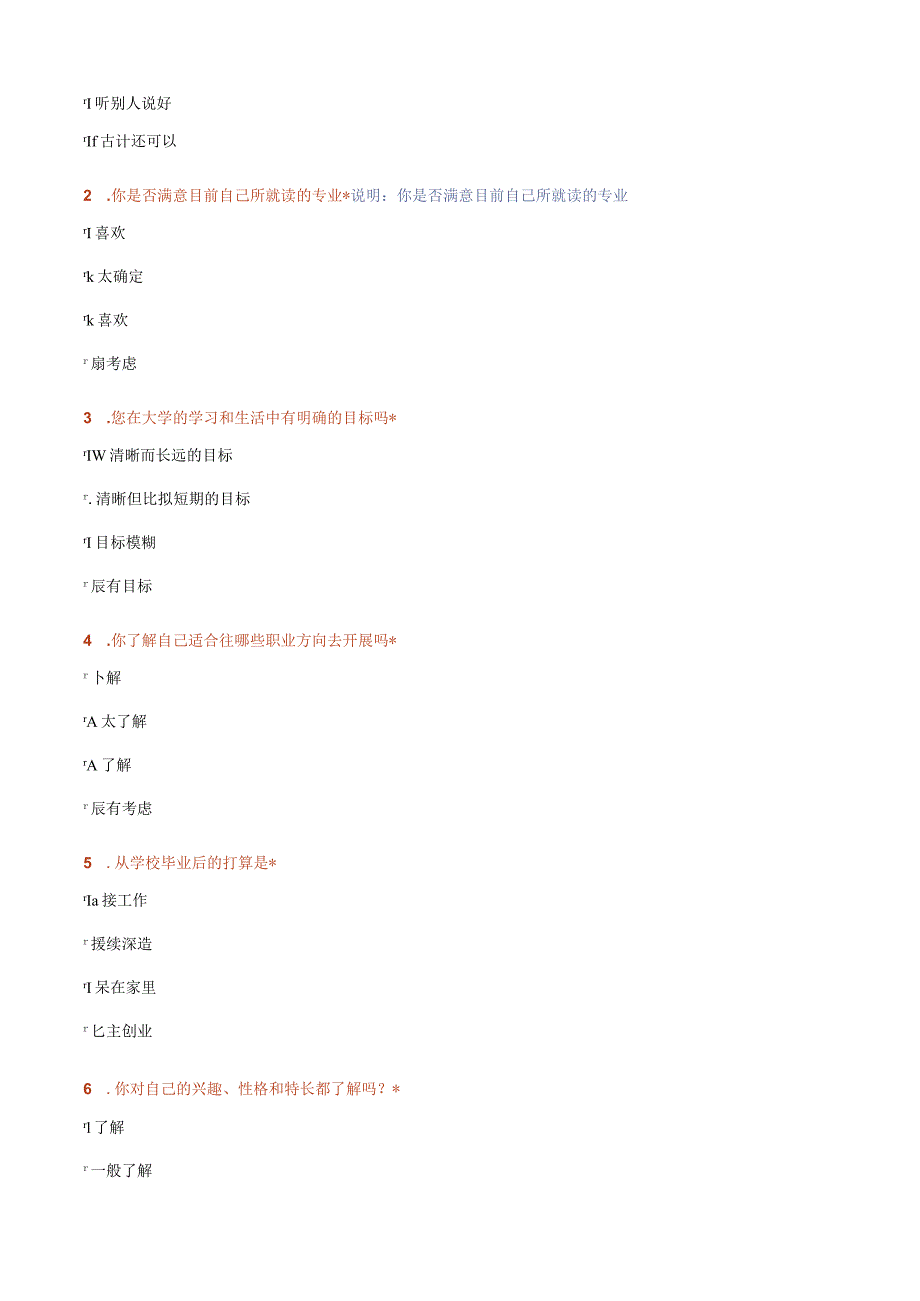 大学生职业生涯规划调查问卷.docx_第2页