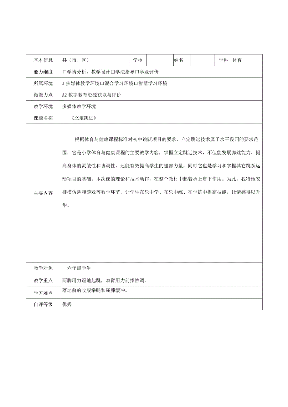 信息技术2.0微能力点 A2主题说明模板+资源信息表模板.docx_第1页