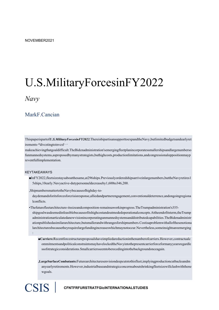布鲁金斯学会-2022财年美国军队：海军（英）-38正式版.docx_第1页