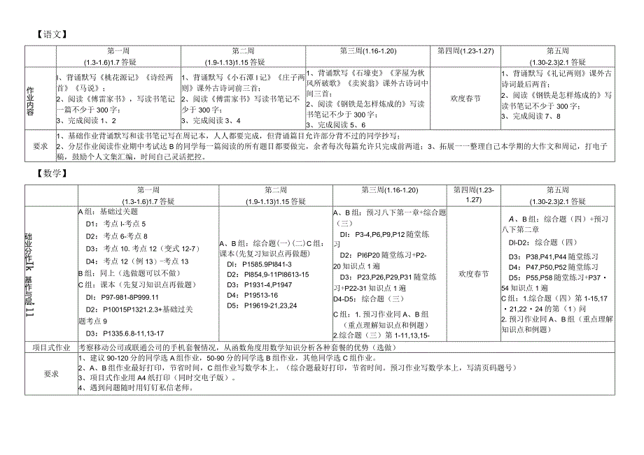 初二寒假作业修.docx_第1页