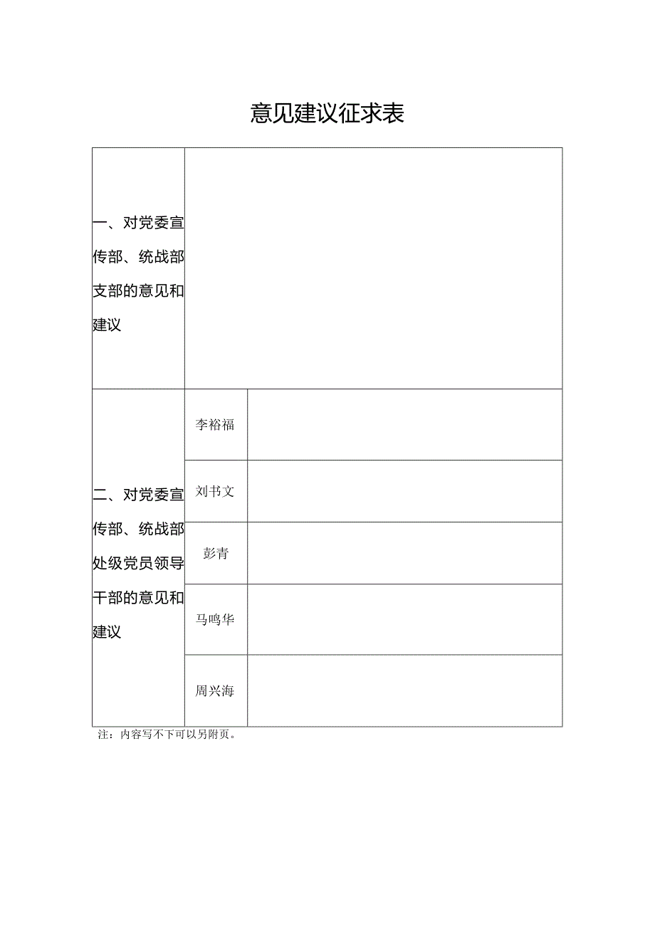 意见建议征求表.docx_第1页