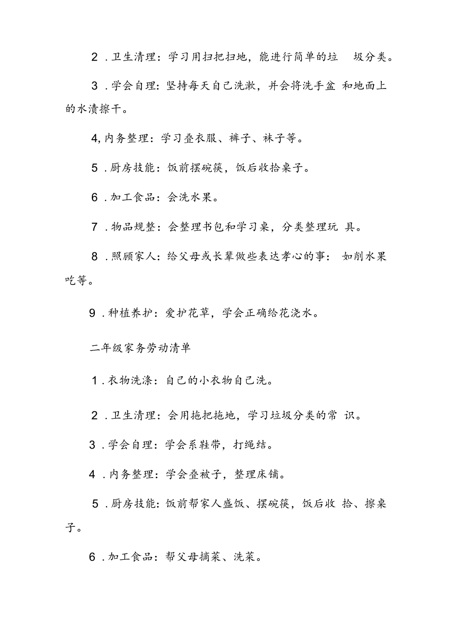 1.教育集团寒假劳动教育清单方案（最新版）.docx_第2页