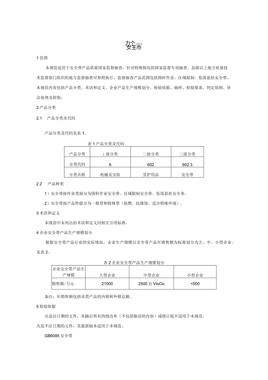 602.3 安全带产品质量监督抽查实施规范.docx_第2页