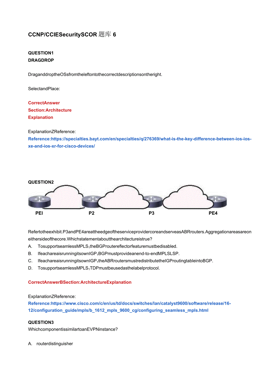 CCNP&CCIE Security SCOR思科认证网络工程师题库6.docx_第1页