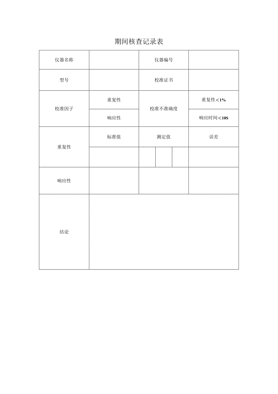 CO CO2期间核查记录表.docx_第1页