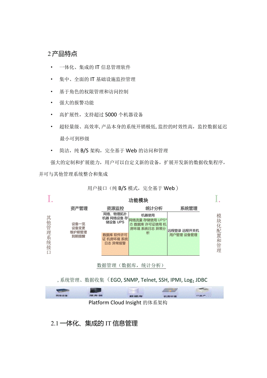 计算中心一体化监控管理集成平台技术方案.docx_第2页