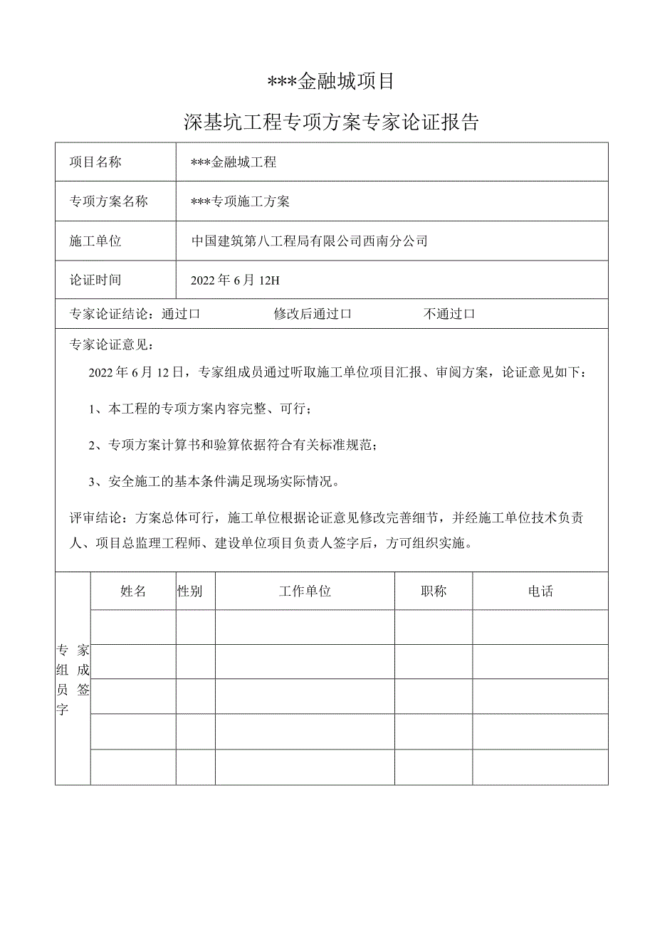 超危大工程专家论证报告（最新版）.docx_第1页