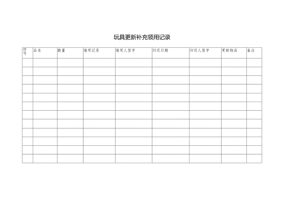 玩具更新补充领用记录.docx_第1页