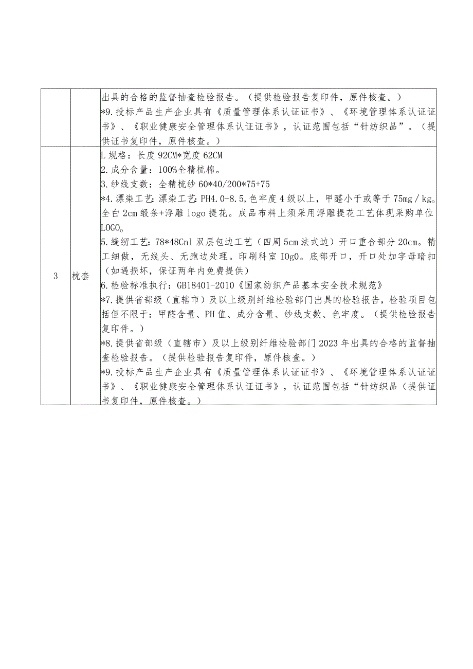 病房床上用品技术参数.docx_第2页