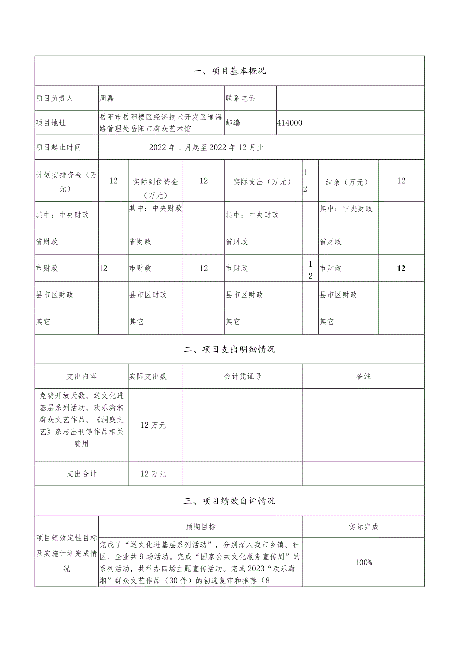 岳阳市财政支出绩效评价自评报告.docx_第2页