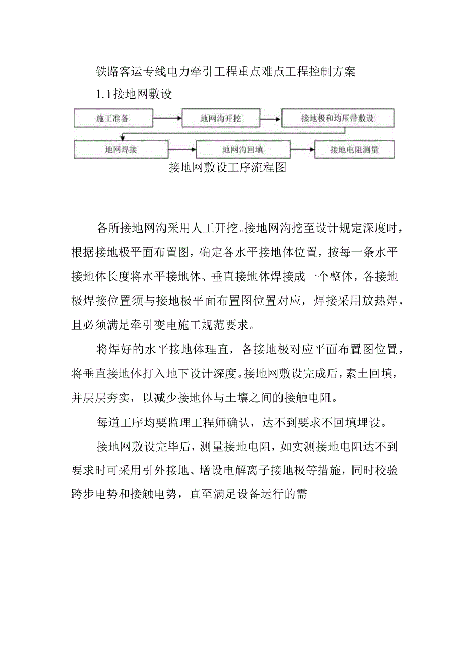 铁路客运专线电力牵引工程重点难点工程控制方案.docx_第1页