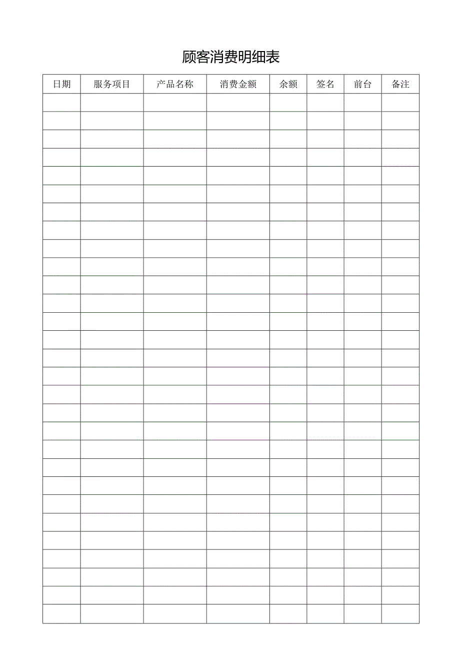 顾客消费明细表.docx_第1页