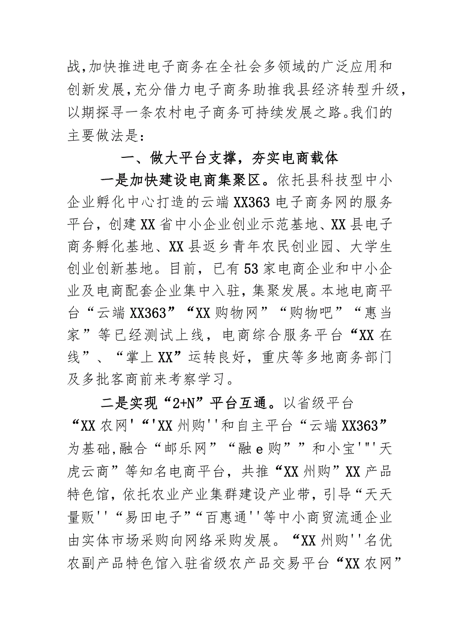 农村电子商务发展的实践与探索.docx_第2页