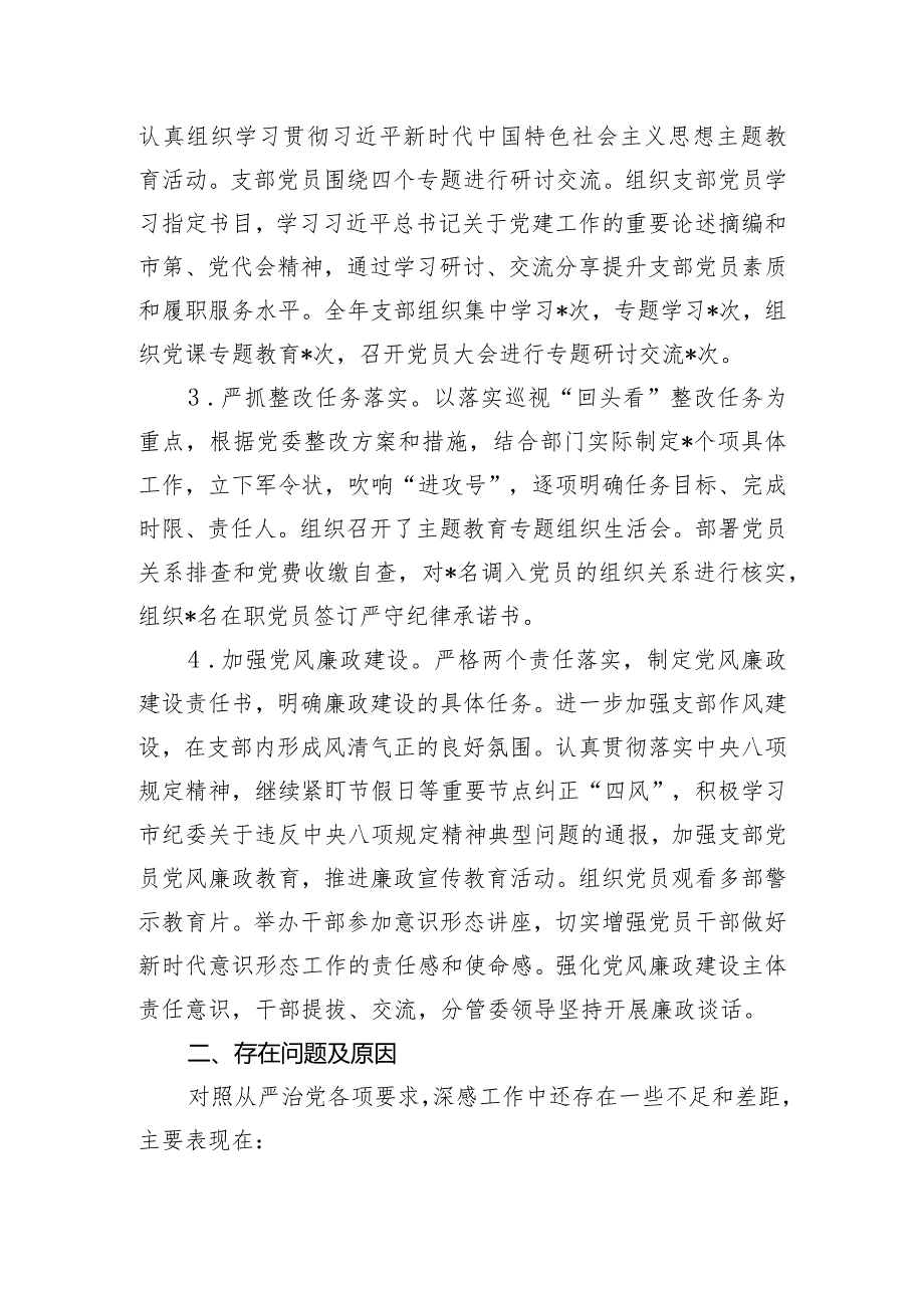 2023年党支部书记抓基层党建工作述职报告.docx_第2页