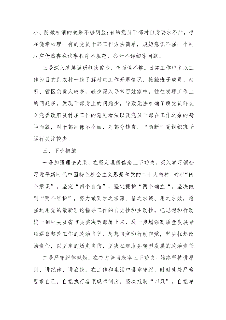 镇党委书记2023年度全面从严治党述责述廉报告.docx_第3页