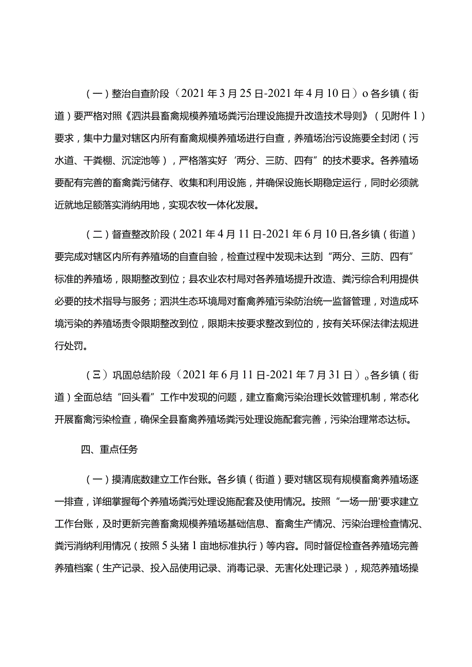 泗洪县畜禽污染治理“回头看”专项行动方案.docx_第2页