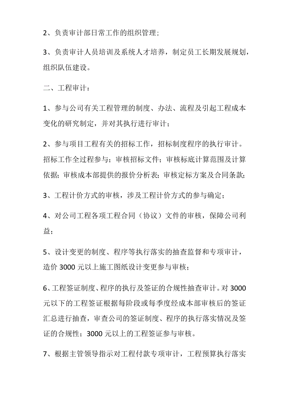 审计部部门各岗位职责梳理汇总.docx_第3页