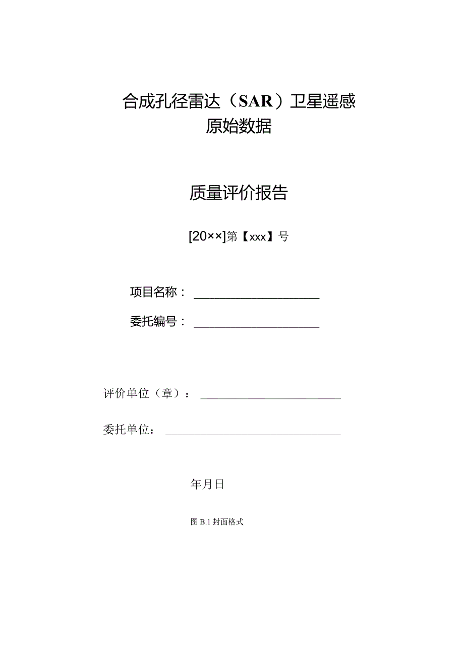 输变电工程星载合成孔径雷达数据质量要求与评价评价报告内容、格式.docx_第3页