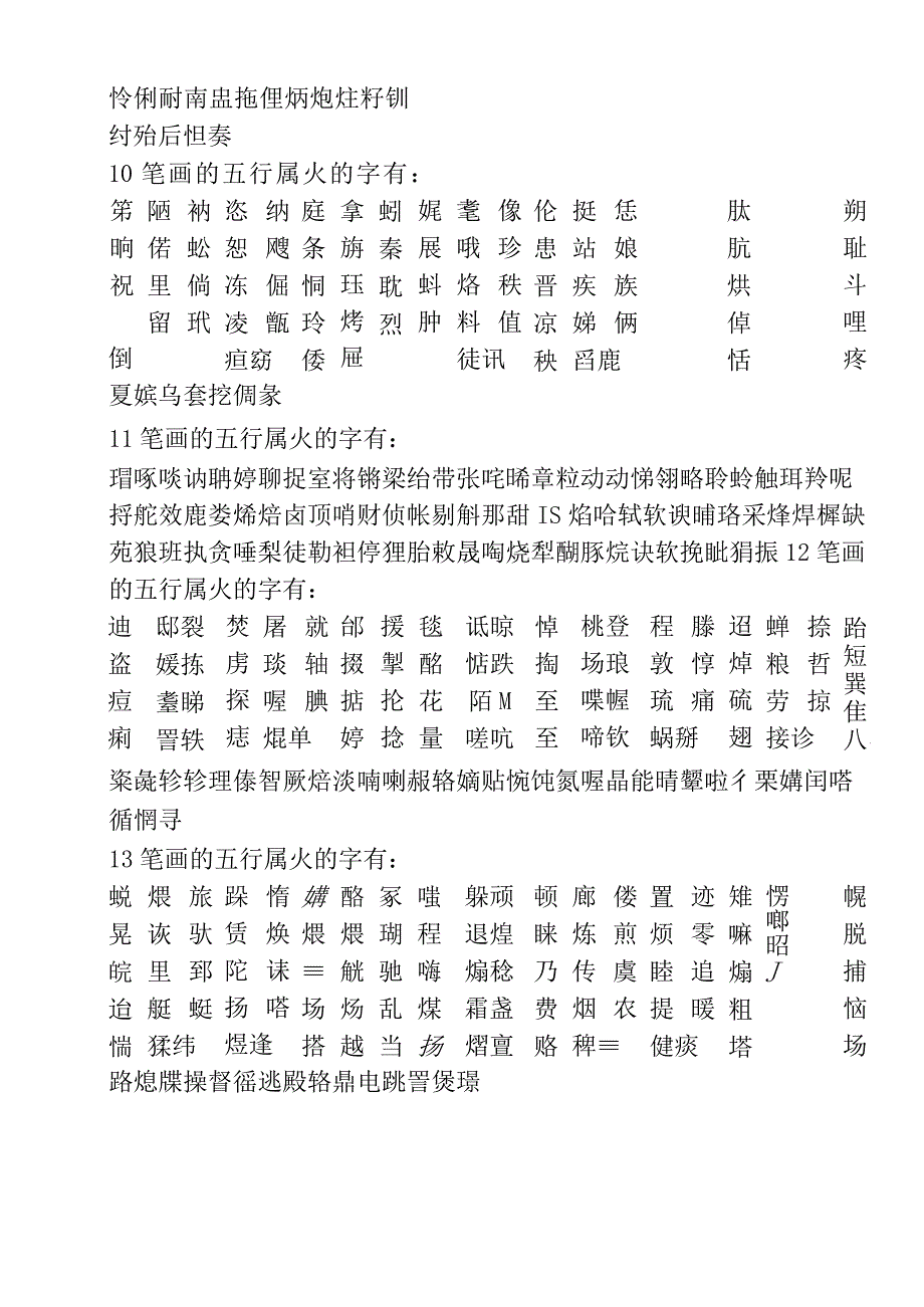 五行为火的字--所有五行属火的汉字列表.docx_第2页