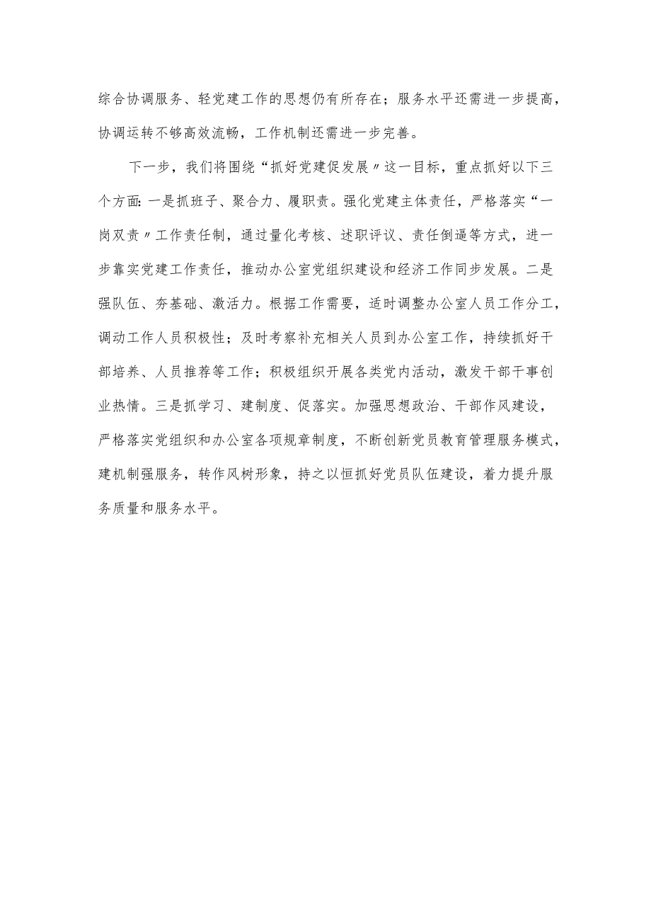 2024县政府办公室党支部书记抓党建述职报告.docx_第3页