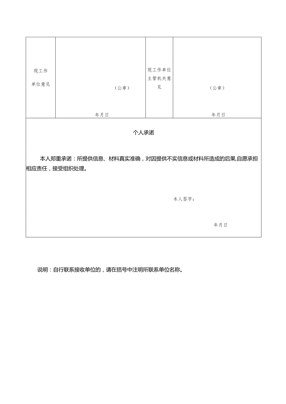 枣庄市事业单位工作人员“榴枣归乡”申请表.docx_第3页