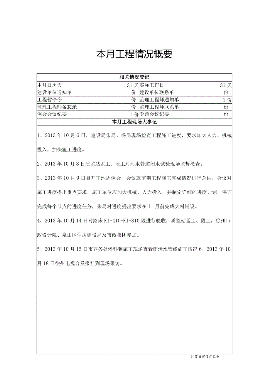 B5监理月报2013.10.31.docx_第2页