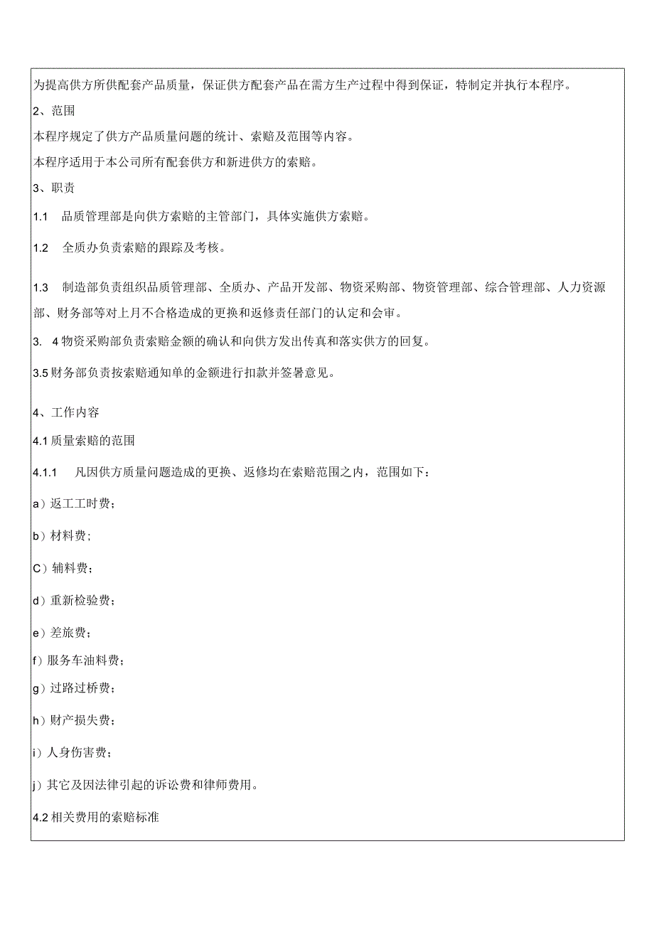 供方产品质量问题索赔管理办法.docx_第2页