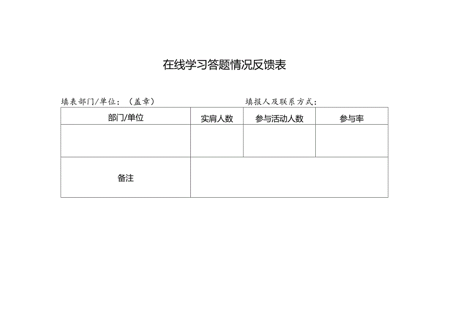 在线学习答题情况反馈表.docx_第1页