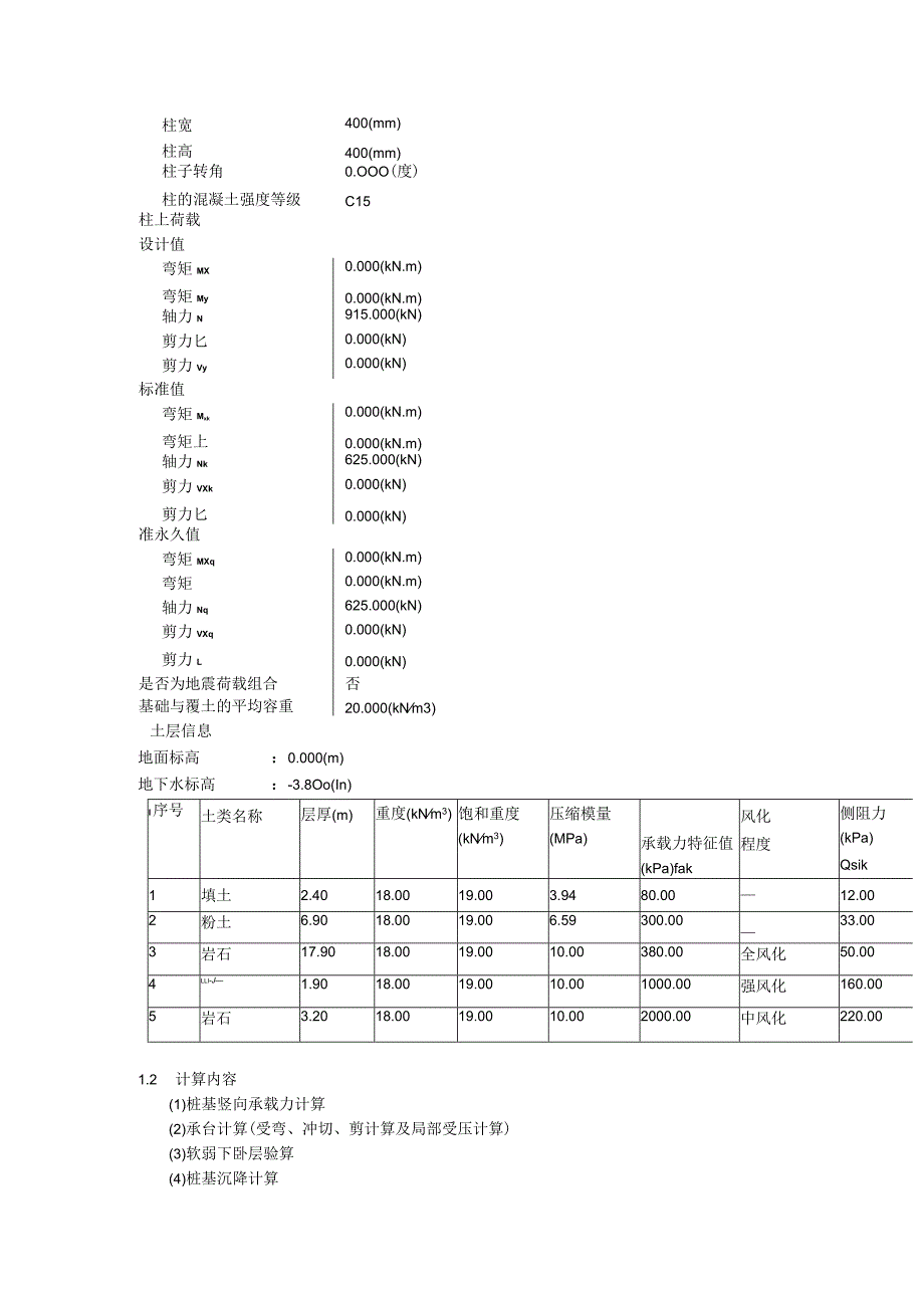 独立桩承台设计(ZCT0008)--新增柱基础XZJ1计算书.docx_第2页