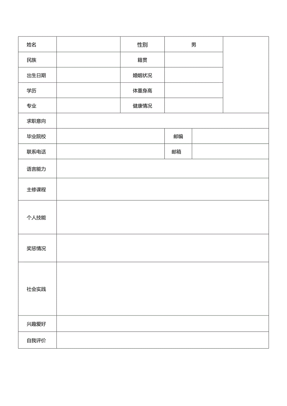 精品个人简历30篇.docx_第1页