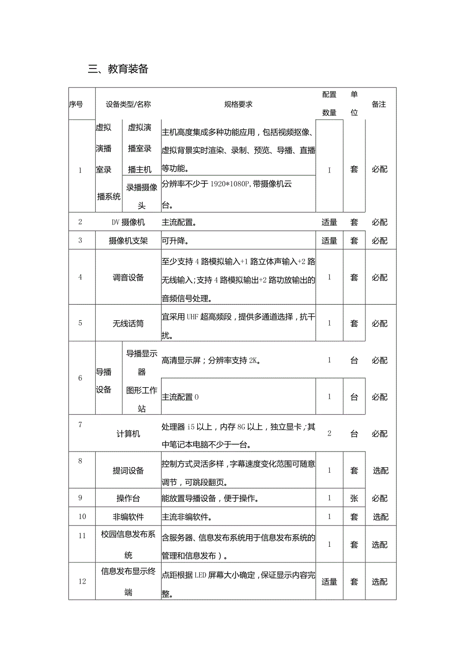 广州市小学教育校园电视台教育装备配置指南.docx_第3页