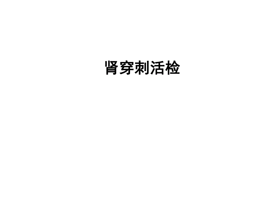 06.肾穿刺活检.ppt_第1页