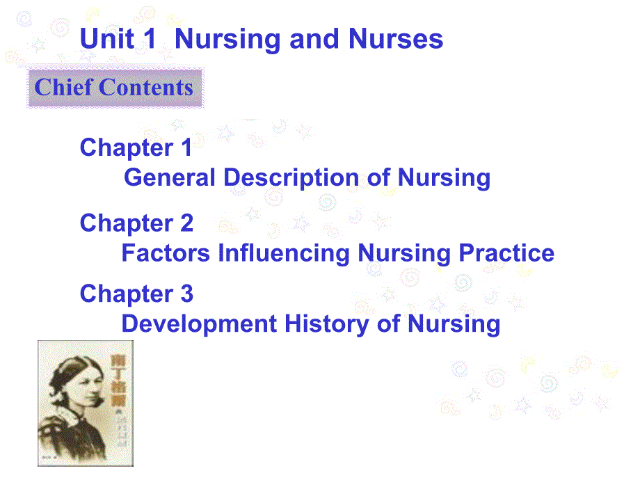 UNIT 1NURSING AND NURSES.ppt_第1页