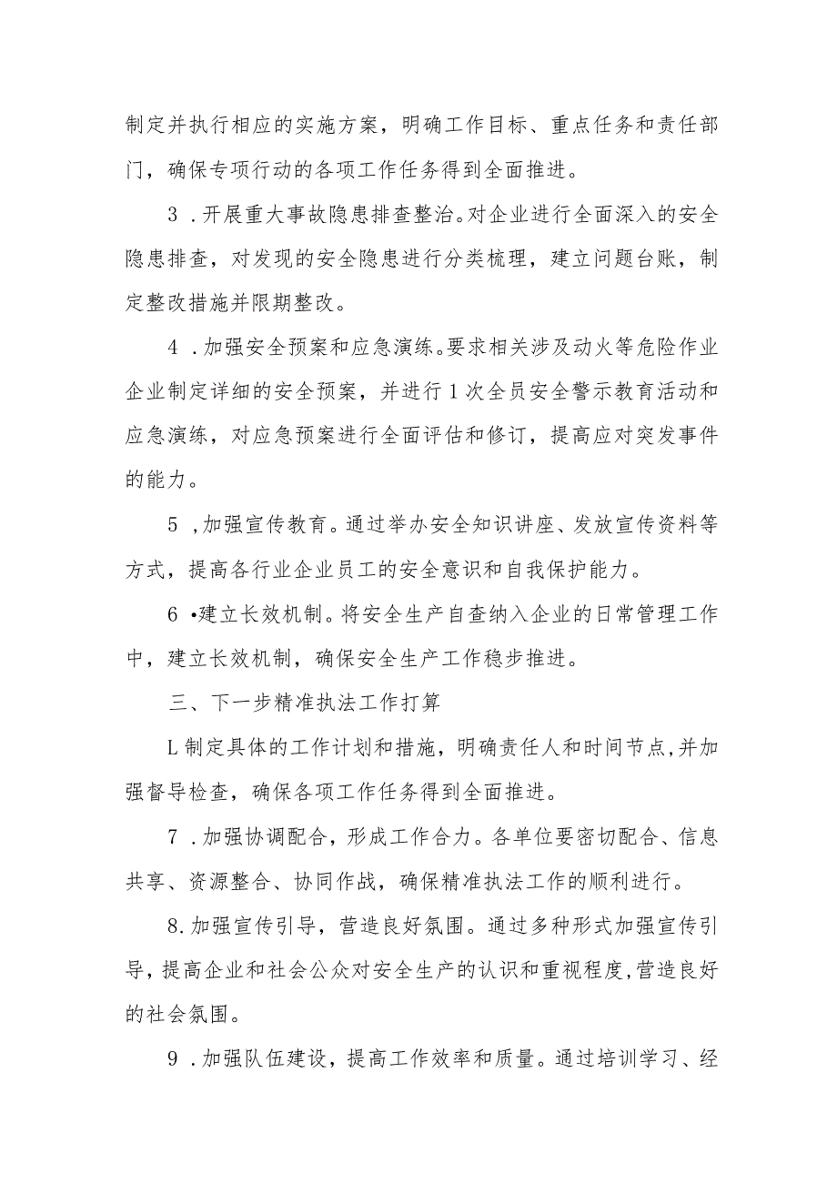 XX乡落实重大事故隐患专项排查整治2023行动精准执法阶段重点工作任务实施方案.docx_第2页