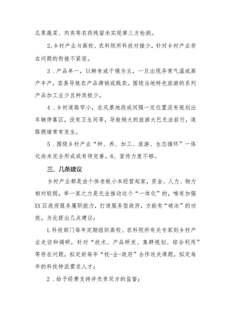 政协委员优秀提案案例：关于加强服务型政府履职能力助推XX区乡村产业集群发展的建议.docx_第2页