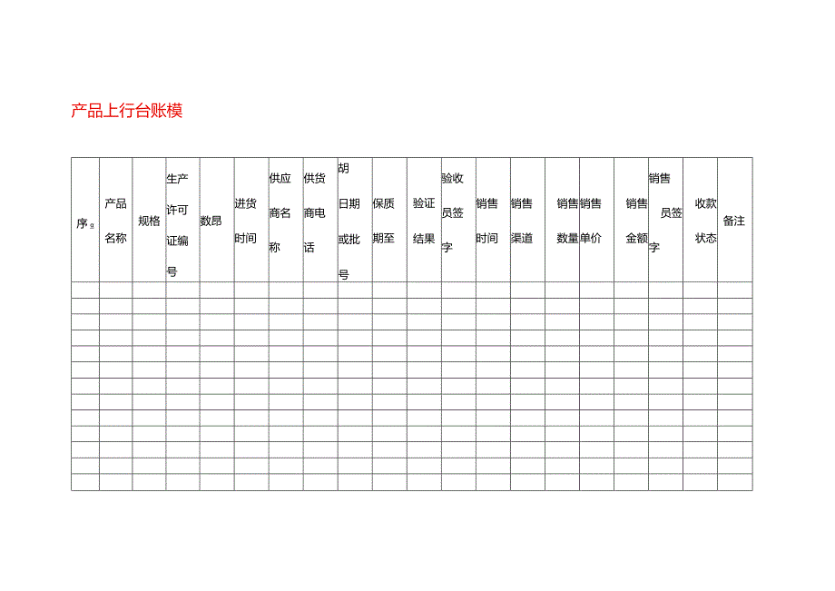 产品上行台账模板.docx_第1页